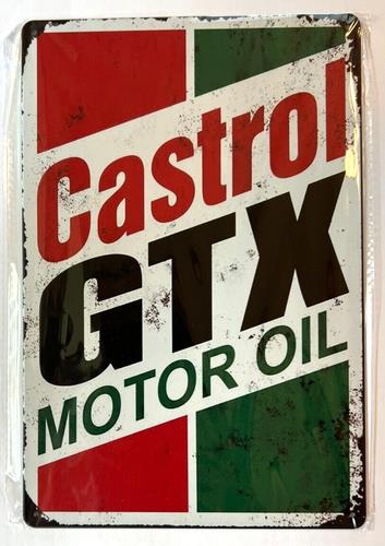 Металлическая табличка Castrol – обзор и цена Castrol Oil Gtx