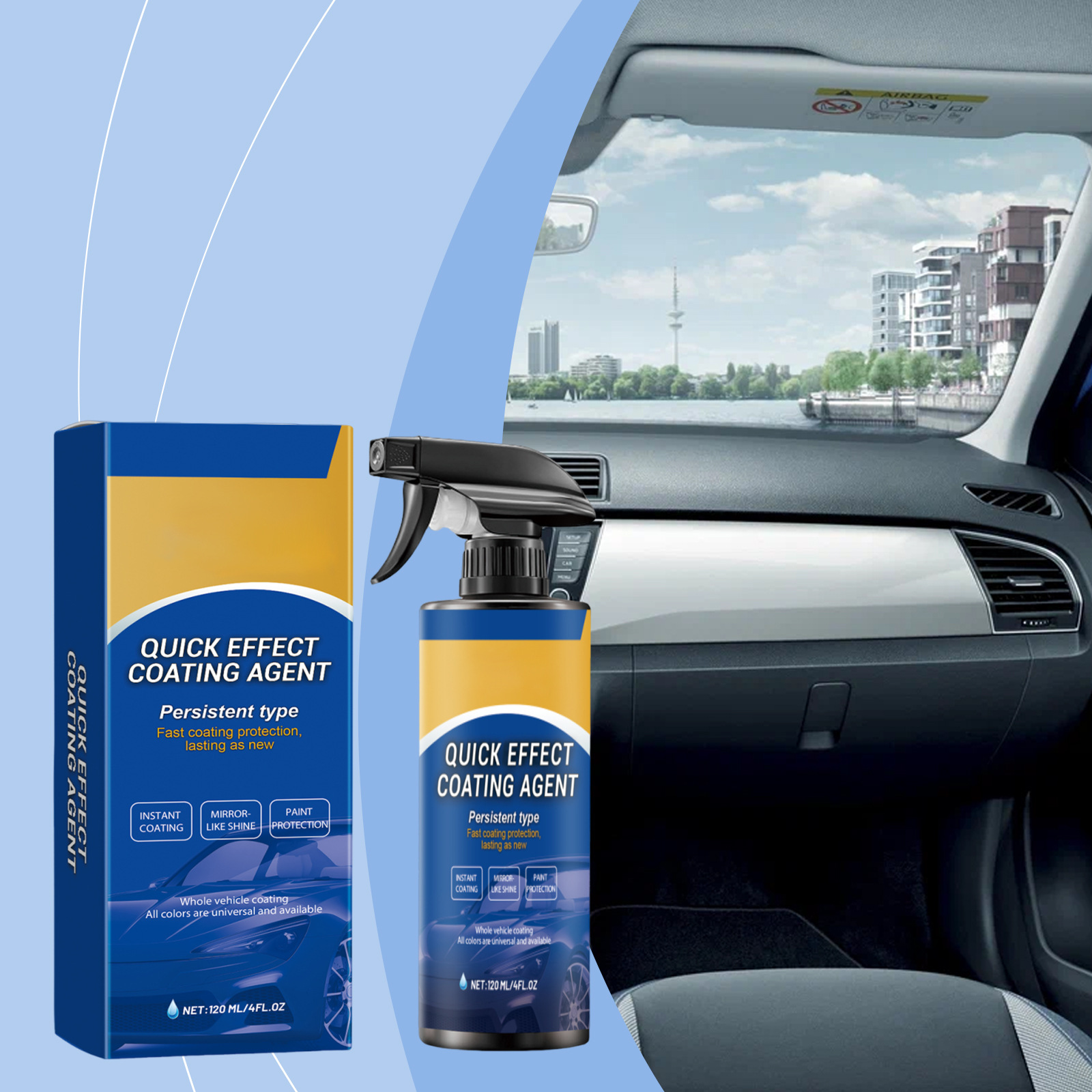 Спрей для покрытия автомобиля, – обзор и цена Car Wax Ceramic Coating