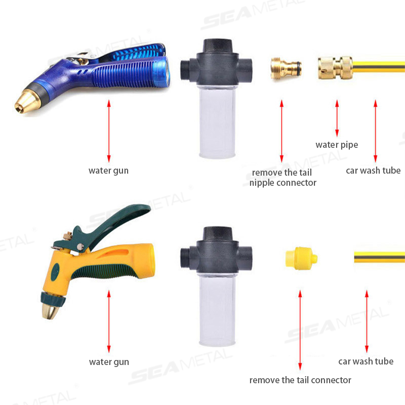 Пеногенератор SEAMETAL для мой – обзор и цена Pressure Washer Foam Gun