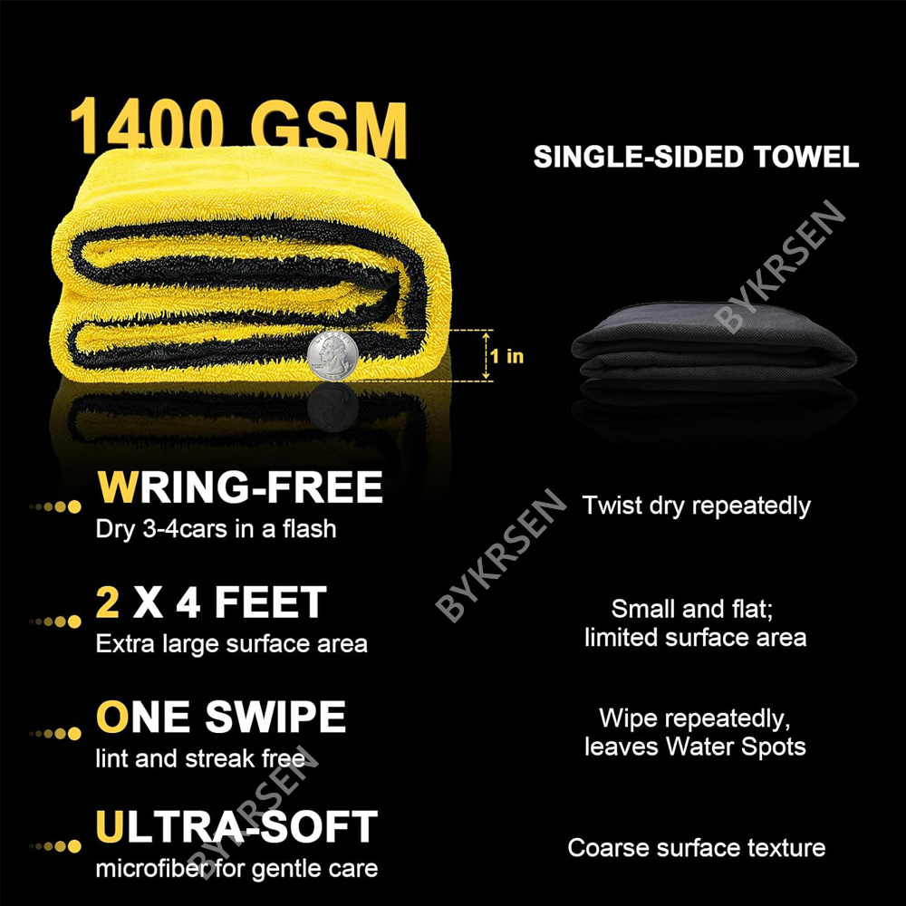 Салфетка из микрофибры 1400GSM – обзор и цена Microfiber Towel Detailing